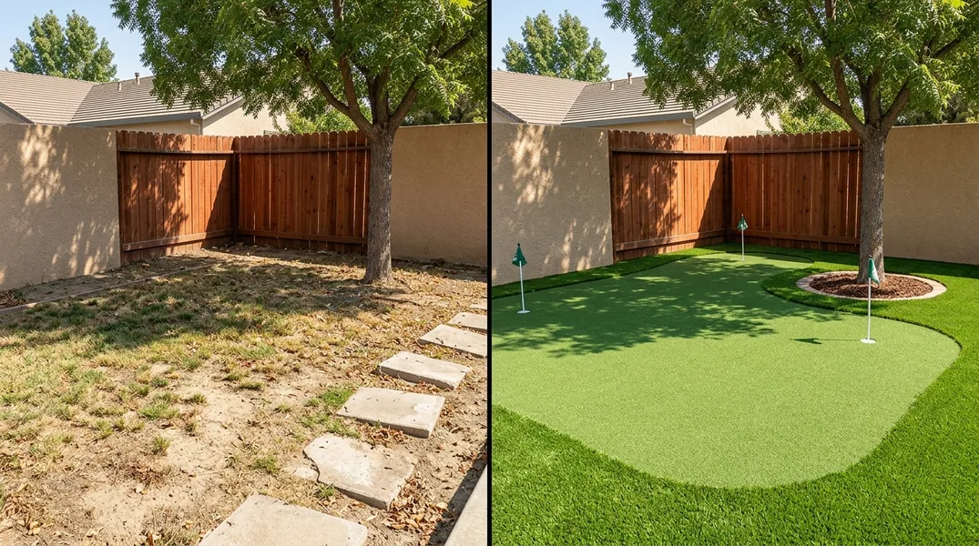 Modesto Artificial Grass Cost Guide 2026: Backyards, Pet Turf and Putting Greens
