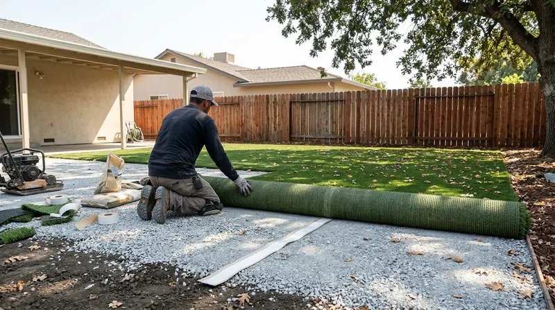Residential Artificial Grass Installation Modesto